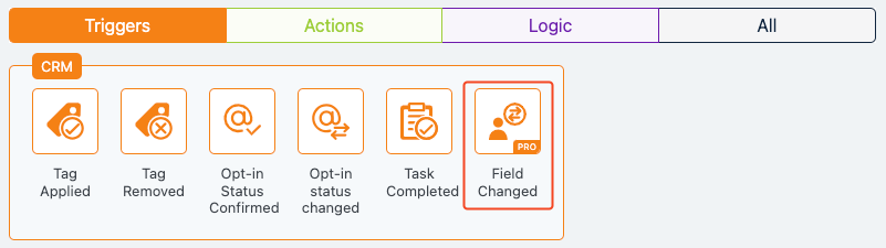 Field Changed | Groundhogg Documentation